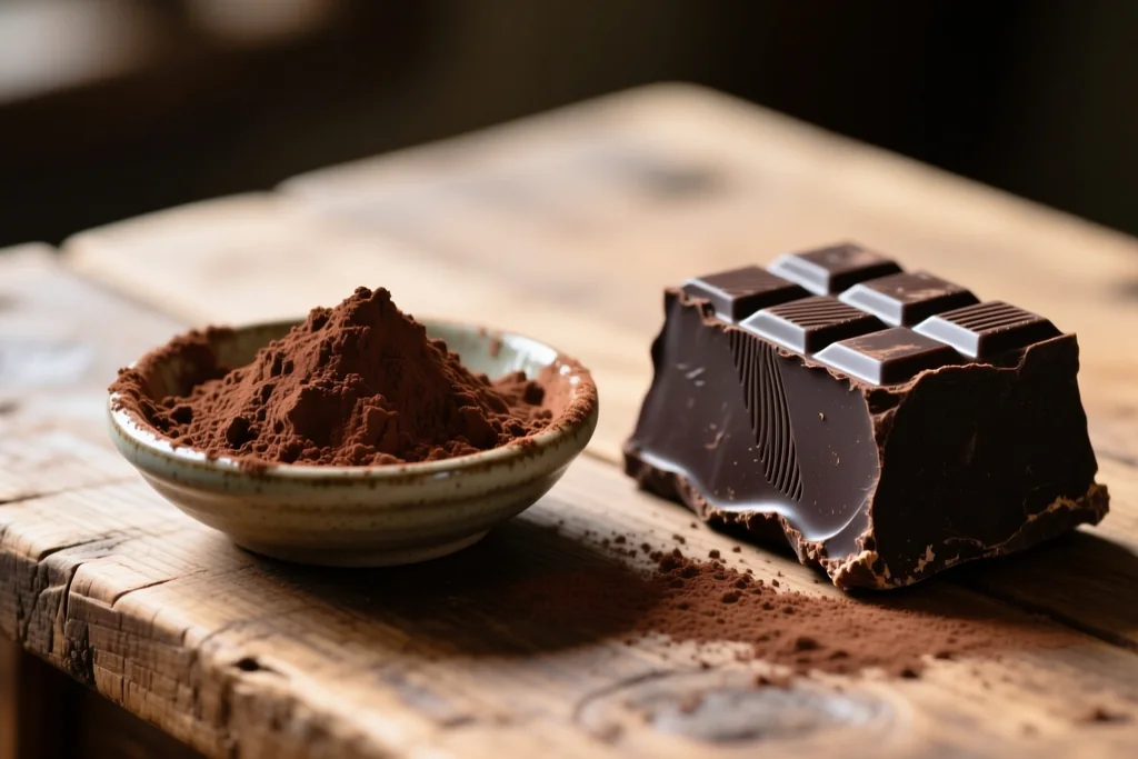 Polvere o massa di cacao: non sono lo stesso cucchiaio
